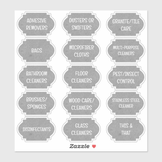 パントリールームビニールステッカー シール (シート)