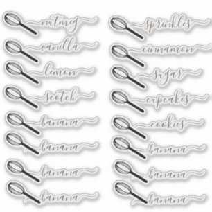 パントリー団体や組織ベーカリーベーキングキャニスタジャー シール