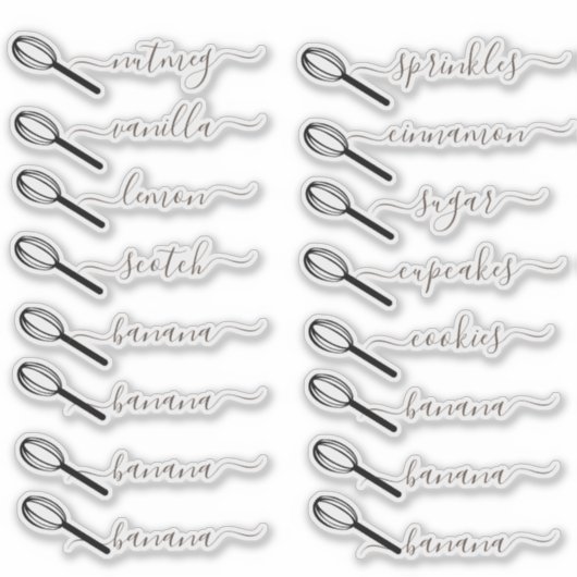 パントリー団体や組織ベーカリーベーキングキャニスタジャー シール (正面)