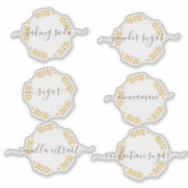 パントリー団体や組織ベーキングキャニスタ瓶シール シール (正面)