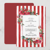 パントン "溶岩の滝" 結婚式招待状 招待状 (正面/裏面)