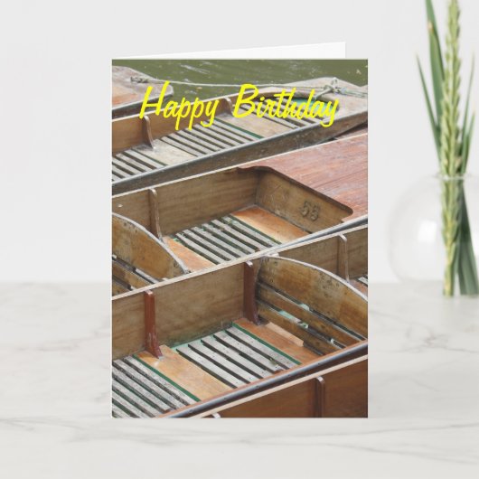 パント、ハッピーバースデー カード (正面)