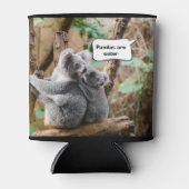 パンドおもしろいンとコアラス – どちらが可愛いか 缶クーラー (正面)