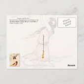 パンドかわいらしラが箱を開ける ポストカード (裏面)