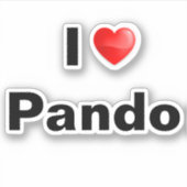 パンドに恋してる シール (正面)