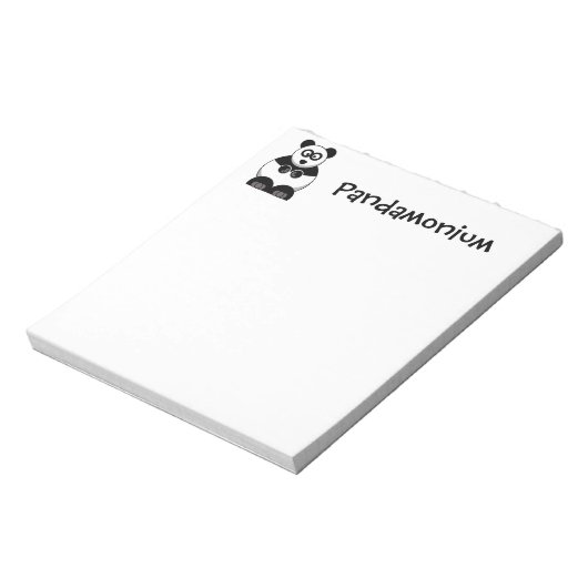 パンドラおもしろいモニウムパンダ漫画,かわいいストレスパン ノートパッド (回転)