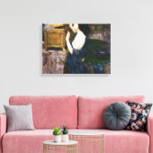 パンドラの箱：ジョン・ウィリアム・ウォーターハウス キャンバスプリント (インサイチュ (リビング))