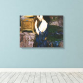 パンドラの箱：ジョン・ウィリアム・ウォーターハウス キャンバスプリント (インサイチュ (ウッドフロア))