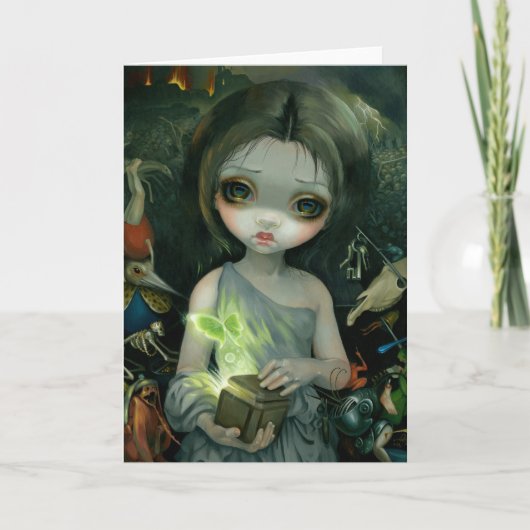 "パンドラ"の挨拶状 カード (正面)