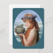 『パンドラ』（オランダ語: Pandora）、サーローレンス・アルマ＝タデマ画 (正面/裏面)