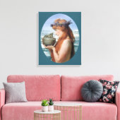 『パンドラ』（オランダ語: Pandora）、サーローレンス・アルマ＝タデマ画 キャンバスプリント (インサイチュ (リビング))