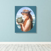 『パンドラ』（オランダ語: Pandora）、サーローレンス・アルマ＝タデマ画 キャンバスプリント (インサイチュ (ウッドフロア))