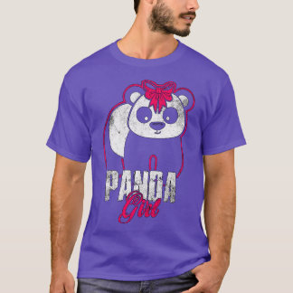 パンドラ(PANDA)を愛する女の子 Tシャツ