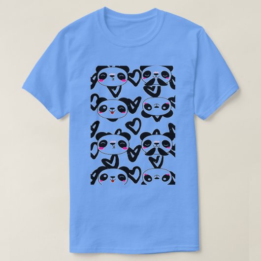 パンドラ(PANDAM)顔 Tシャツ (デザイン正面)
