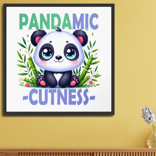 パンドラ(PANDAMIC)の可愛さパン。かわいいベビーパンダの漫画 フォトプリント