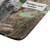 パンドラ(PANDAS)とコアラス – どちらが可愛いか カッティングボード (角)