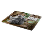 パンドラ(PANDAS)とコアラス – どちらが可愛いか カッティングボード (角)