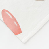 パンドラ(PANDAS)とハート フリースブランケット (角)