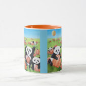 パンドラ(PANDAS)とパンプキンス(PUMPKINS)秋 マグカップ (中央)