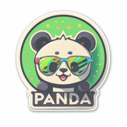 パンドラ(PANDAS)のステッカーでガロールをセット シール (正面)