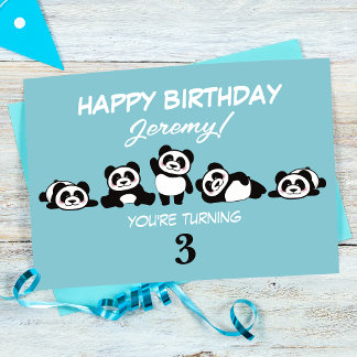 パンドラ(PANDAS)のパーソナライズされた誕生日 カード