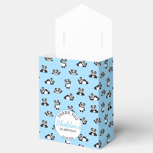 パンドラ(PANDAS)水玉模様誕生日パーティー フェイバーボックス (オープン)