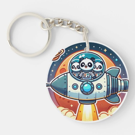 パンドラ(PANDAS)火星宇宙キーチェーン キーホルダー (正面)
