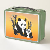 パンドラ(Pandas) – 父と子 メタルランチボックス (裏面)