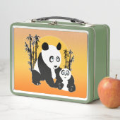 パンドラ(Pandas) – 父と子 メタルランチボックス (インサイチュ)