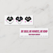 パンドラ(PANDAS)親切カード スキニー名刺 (正面/裏面)