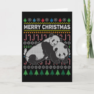 パンドラ(PANDAS)醜いクリスマスセーター野生生物シリーズ シーズンカード
