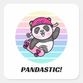 パンドラ(PANDASTIC)パンの正方形シール スクエアシール