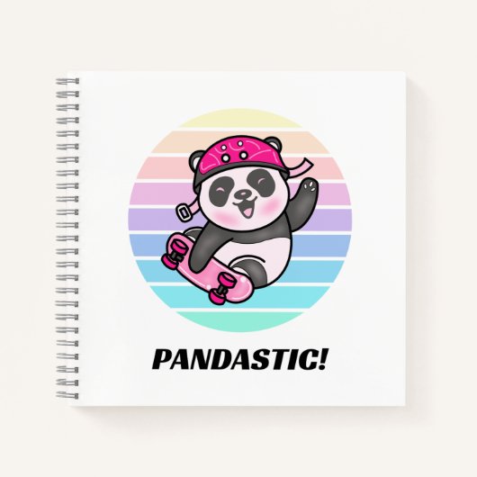 パンドラ(PANDASTIC)パン手帳 ノートブック (正面)