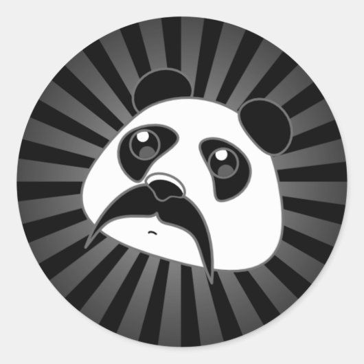 パンドラ(PANDLEBAR)の口ひげ ラウンドシール (正面)