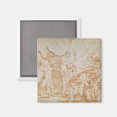 パンドラ(PANDORA)が箱を開ける マグネット (正面/裏面)