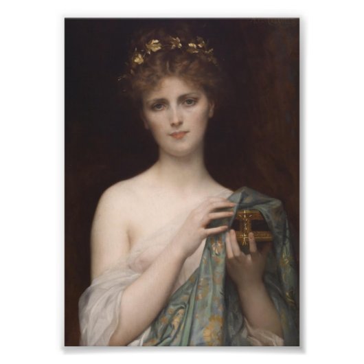 パンドラ(PANDORA)とボックス フォトプリント (正面)