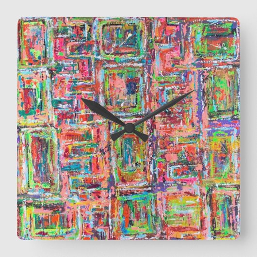 パンドラ(PANDORA)のボックスの壁時計 スクエア壁時計 (正面)