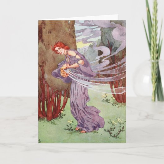 パンドラ(Pandora)はヘレン・ストラトンによって箱を開ける カード (正面)