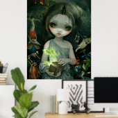 パンドラ(PANDORA)アートプリントビッグアイズアートパンドラズボックス ポスター (ホームオフィス)