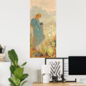 パンドラ(PANDORA) – オディロンリドンファインアート ポスター (ホームオフィス)