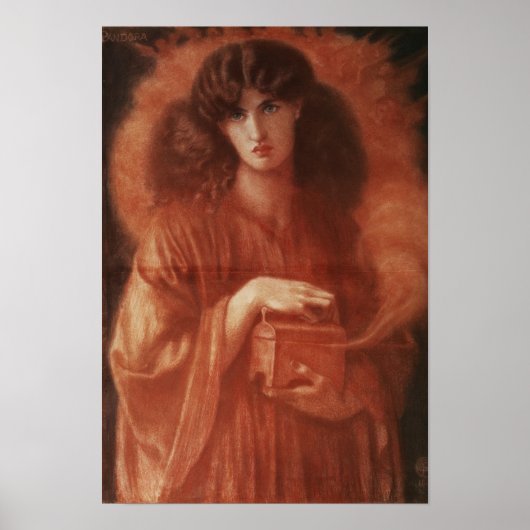 パンドラ(Pandora), 1869 ポスター (正面)