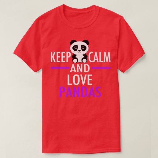 パンド保スを愛し穏やかに Tシャツ (デザイン正面)