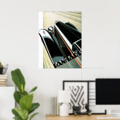 パンハードエレバソール~ヴィンテージ自動車広告 ポスター (ホームオフィス)