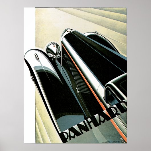パンハードエレバソール~ヴィンテージ自動車広告 ポスター (正面)