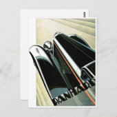 パンハード自動車ヴィンテージ ポストカード (正面/裏面)