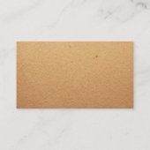 パンバーズツールオンタンクラフト紙 名刺 (裏面)