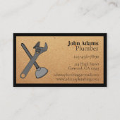 パンバーズツールオンタンクラフト紙 名刺 (正面)