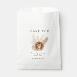 パンパかわいいライオンの赤ちゃんシャワー フェイバーバッグ