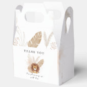 パンパかわいいライオンの赤ちゃんシャワー フェイバーボックス (見開き)