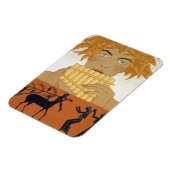 パンパイパー、ポールの「レ・ミトス」からのイラストレーション マグネット (左側)